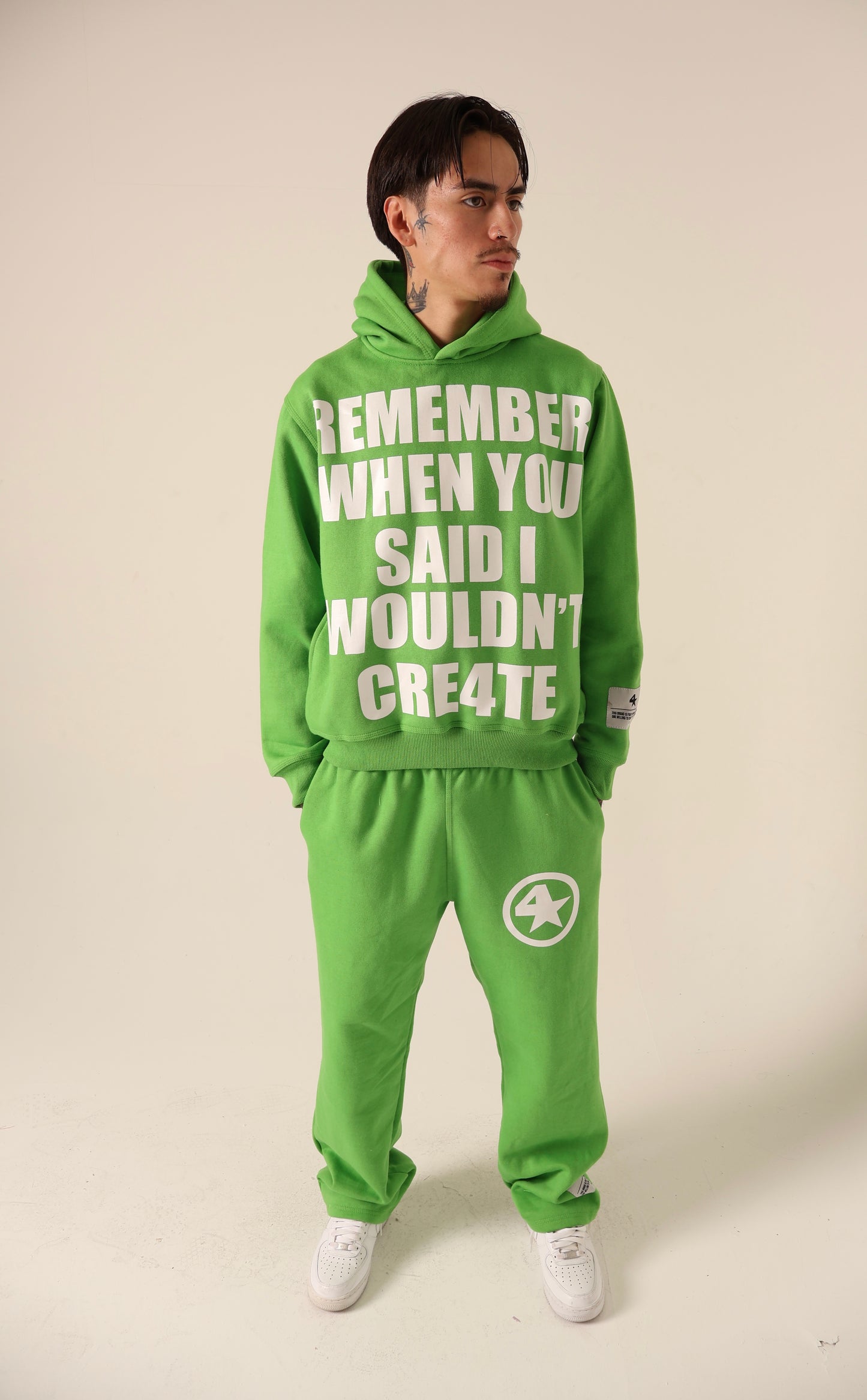 REMEMBER WHEN YOU SAID I WOULDN’T CRE4TE SWEATS 💚