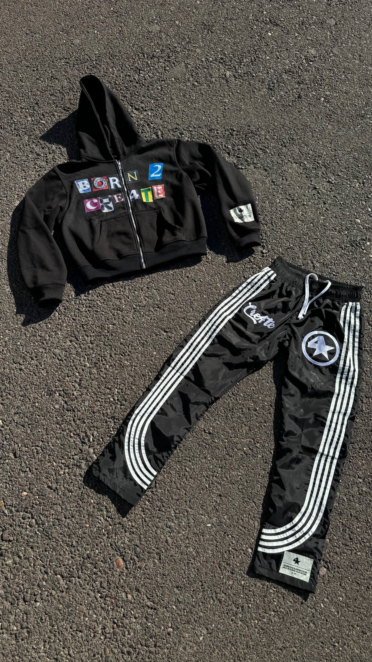 Cre4te Windbreaker Track Pants