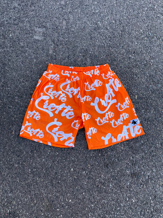 V2 🧡 CRE4TE MESH SHORTS