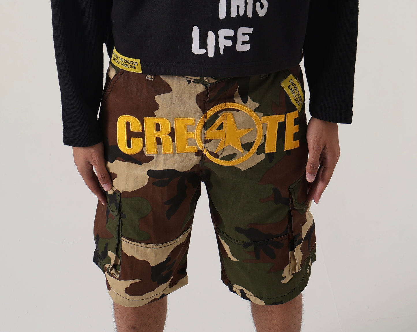 Camo CRE4TE cargos 🚦🩳
