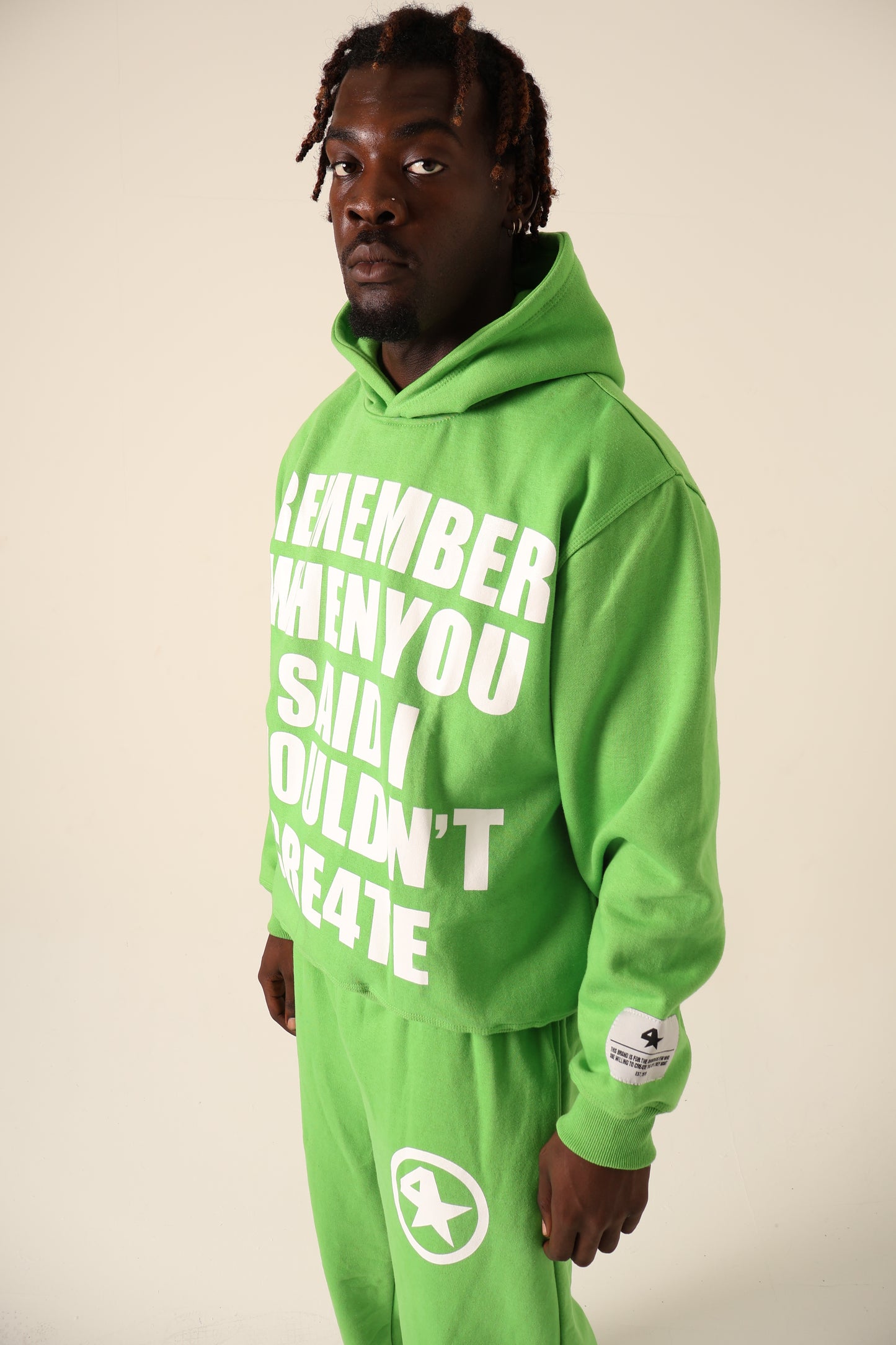 REMEMBER WHEN YOU SAID I WOULDN’T CRE4TE HOODIE 💚